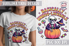 Halloween Skeleton Clipart PNG Sublimation Colored Sarcastic Product Image 1