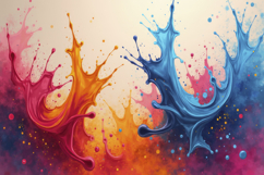Colorful Splash Background Product Image 1