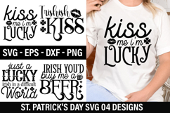 St. Patrick's Day SVG Design - Just A Lucky Irish In A Diffi Product Image 1