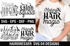 Hairdresser SVG Design -Silently judging your hair Product Image 1