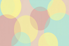 Overlapping Circles in Soft Pastel Background Wallpaper Product Image 1