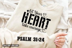 Let Your Heart Take - Christian Sleeve T-Shirt Design Product Image 1