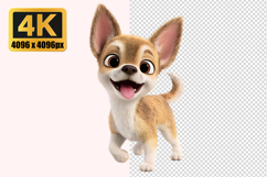 Happy Puppy Transparent PNG Product Image 1