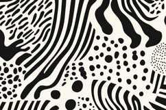 Black and White Pattern Background Wallpaper Product Image 1