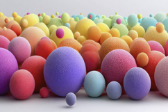 Colorful Balls Background Wallpaper Product Image 1