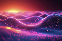 Abstract Digital Landscape Background Wallpaper Product Image 1