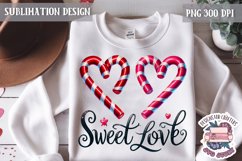 Valentine Love Quote Cute Heart Sublimation Design PNG Sweet Product Image 1