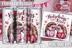Sublimation Tumbler WRAP Love Design Quote Watercolor Animal Product Image 1
