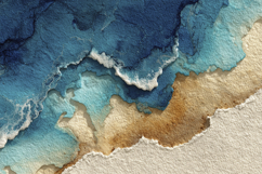 Blue Gold Marble Texture Background Product Image 1