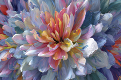 Oil Painting Flower Background Product Image 1