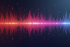 Sound Waves Background Wallpaper Product Image 1