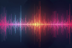 Sound Waves Background Wallpaper Product Image 1