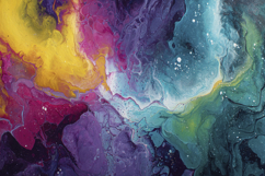 Colorful Liquid Marble Texture Background Product Image 1