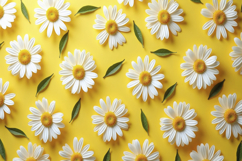 Common Daisy Pattern Background Product Image 1
