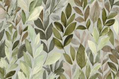 Watercolor Leaves Background Product Image 1