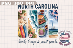USA STATE America Brushstrokes PNG Watercolor Design Sign Product Image 1