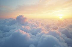 Cloudscape at Sunset Background Wallpaper Product Image 1
