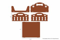 Dog Bed SVG Laser Cutting Files, Self Assemble Craft Product Image 2