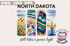 USA STATE America Brushstrokes PNG Watercolor Design Sign Product Image 1