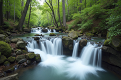 Forest Waterfall Background Product Image 1