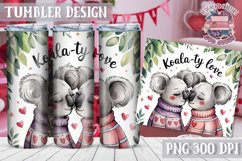 Sublimation Tumbler WRAP Love Design Quote Watercolor Animal Product Image 1