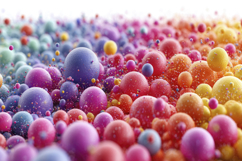 Colorful Balls Background Wallpaper Product Image 1