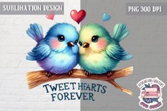 Valentine Love Animals Cute Quote Sublimation Design PNG Product Image 1