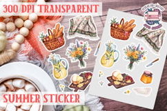 Summer sticker Cute flowers Love Picnic Beach Spring Product Image 1