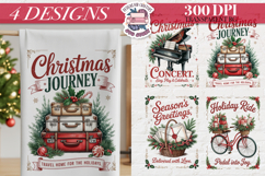 Christmas Vintage Quote Clipart PNG Sublimation 4 Design Product Image 1