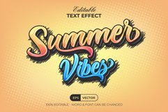 Summer Text Effect Scribble Style Product Image 1