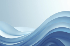 Smooth Flowing Blue Waves Background Wallpaper Product Image 1