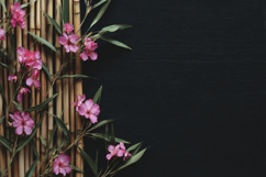 Pink Flowers Background Wallpaper Product Image 1