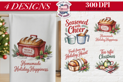 Christmas KITCHEN Quote Clipart PNG Sublimation 4 Design Product Image 1