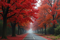 Red Autumn Background Product Image 1