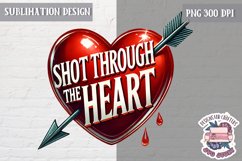 Valentine Quote Symbol Love Sublimation Design PNG Heart Product Image 1
