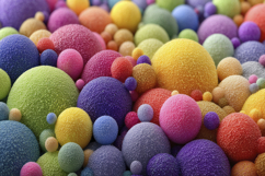 Colorful Spheres Background Wallpaper Product Image 1