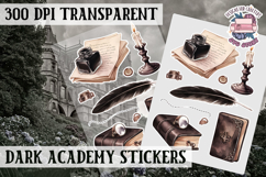 Gothic sticker sheet Magic Scrapbook PNG Spells Witch Product Image 1