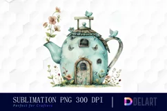 Teapot House Graphics Clipart Product Image 1