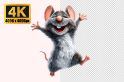 Cute Rat Transparent PNG Product Image 1