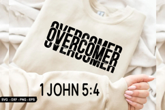 Overcomer - Christian Sleeve T-Shirt Design Product Image 1