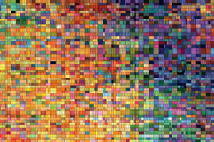 Dense Pattern of Multicolored Small Squares Background Product Image 1