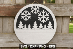Christmas SVG Laser Cut Sign File Product Image 3