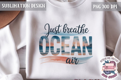 Summer Sublimation Design Beach Funny Ocean Breeze Quote Product Image 1