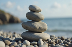 Stacked Zen Stones background Product Image 1
