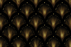 Art Deco Peacock Pattern Background Product Image 1
