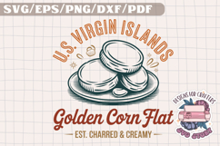 USA STATE America Vintage SVG Monochrome Design Food Product Image 1