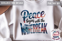 Summer Beach Sea Quote Watercolor Sublimation PNG Product Image 1