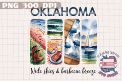 USA STATE America Brushstrokes PNG Watercolor Design Sign Product Image 1