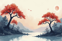 Misty Mountain Background Product Image 1