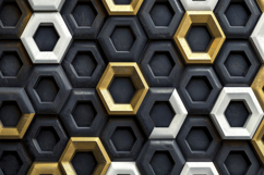 Hexagon Pattern Background Wallpaper Product Image 1